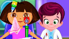 Dora chez le docteur des yeux