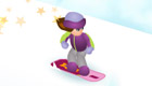 Les filles font du snowboard