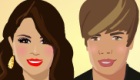 Bisous entre Selena et Justin