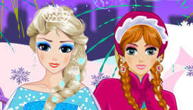 Anna et Elsa de La Reine des Neiges