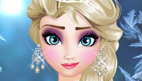 Le leçon de maquillage d’Elsa