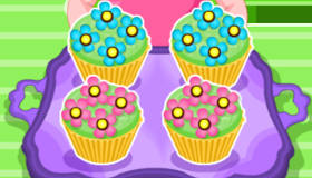 Cupcakes en fleurs
