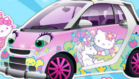 Décoration de voiture Hello Kitty