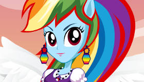 Rainbow Dash d’Equestria Girl
