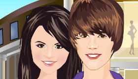 Justin Bieber et Selena Gomez font les boutiques