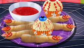 Muffins en doigts de sorcière